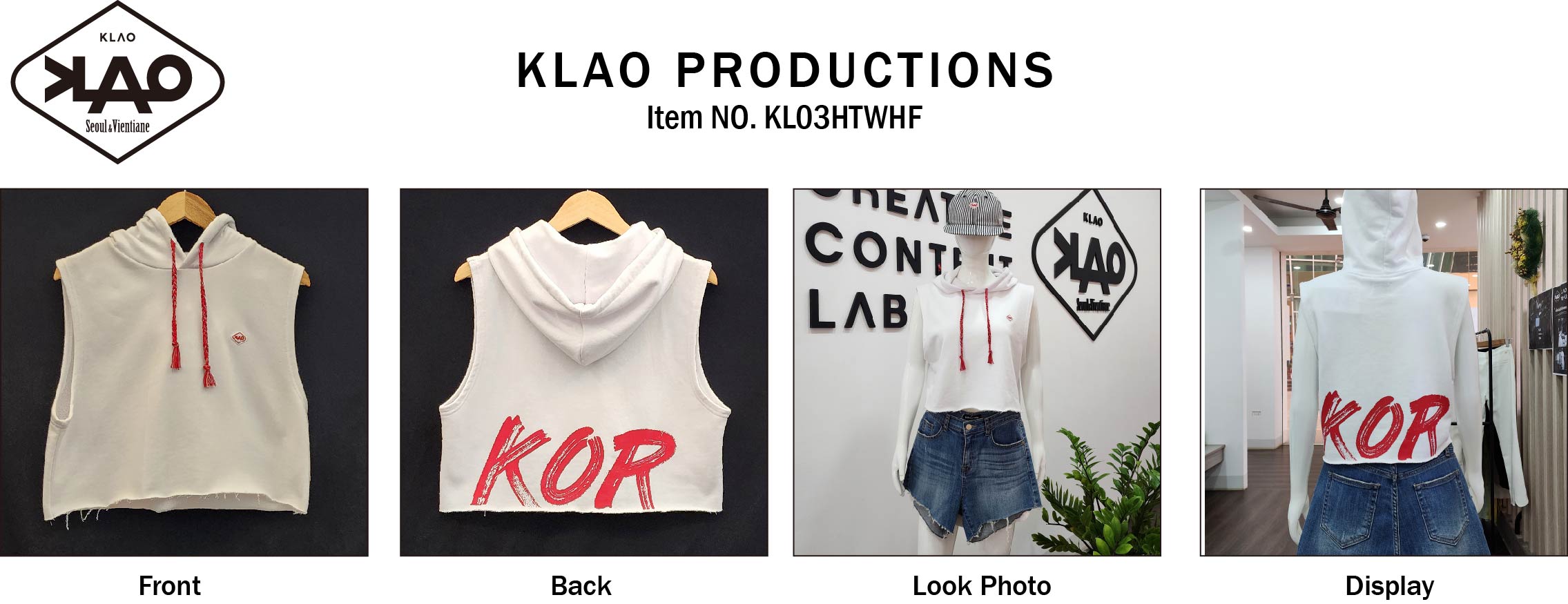 CROP HOOD_KL03HTWHF(sleeveless)'s image